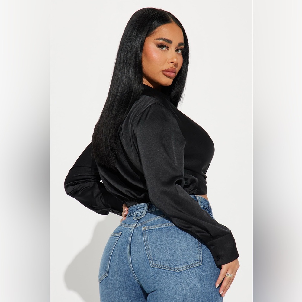 Shelly Satin Blouse top
